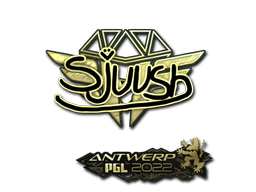 Sticker | sjuush (Gold) | Antwerp 2022