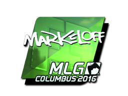 Sticker | markeloff (Foil) | MLG Columbus 2016