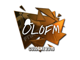 Sticker | olofmeister (Foil) | Cologne 2016