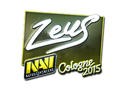 Sticker | Zeus (Foil) | Cologne 2015