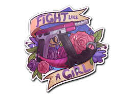 Sticker | Fight like a Girl
