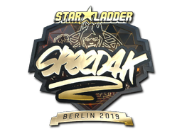 Sticker | speed4k (Gold) | Berlin 2019