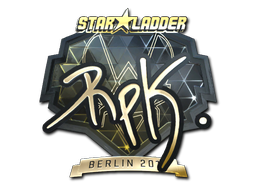 Sticker | RpK (Gold) | Berlin 2019