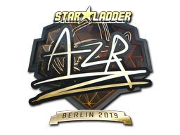 Sticker | AZR (Gold) | Berlin 2019