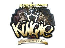 Sticker | kinqie (Gold) | Berlin 2019