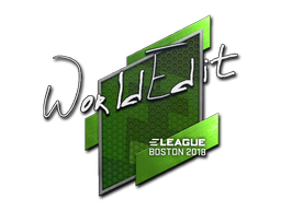 Sticker | WorldEdit | Boston 2018