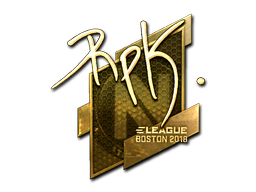 Sticker | RpK (Gold) | Boston 2018