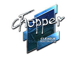 Sticker | chopper (Foil) | Boston 2018