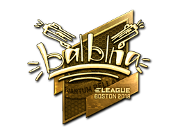 Sticker | balblna (Gold) | Boston 2018