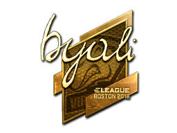 Sticker | byali (Gold) | Boston 2018