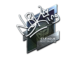 Sticker | NBK- (Foil) | Boston 2018