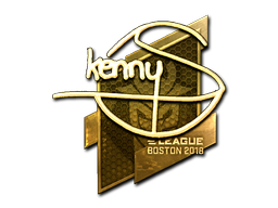 Sticker | kennyS (Gold) | Boston 2018