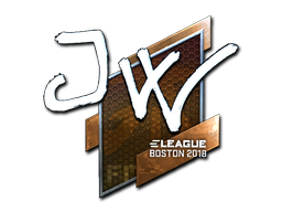 Sticker | JW (Foil) | Boston 2018