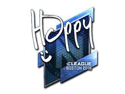 Sticker | Happy (Foil) | Boston 2018