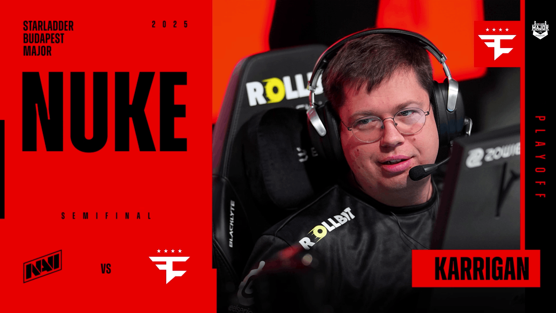 Charm | Budapest 2025 Highlight | karrigan vs Natus Vincere on Nuke Reel