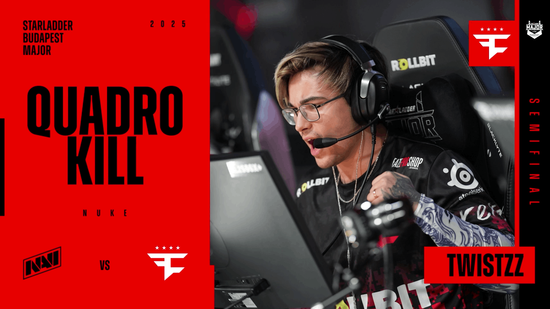 Charm | Budapest 2025 Highlight | Twistzz Ramp bomb hold Reel