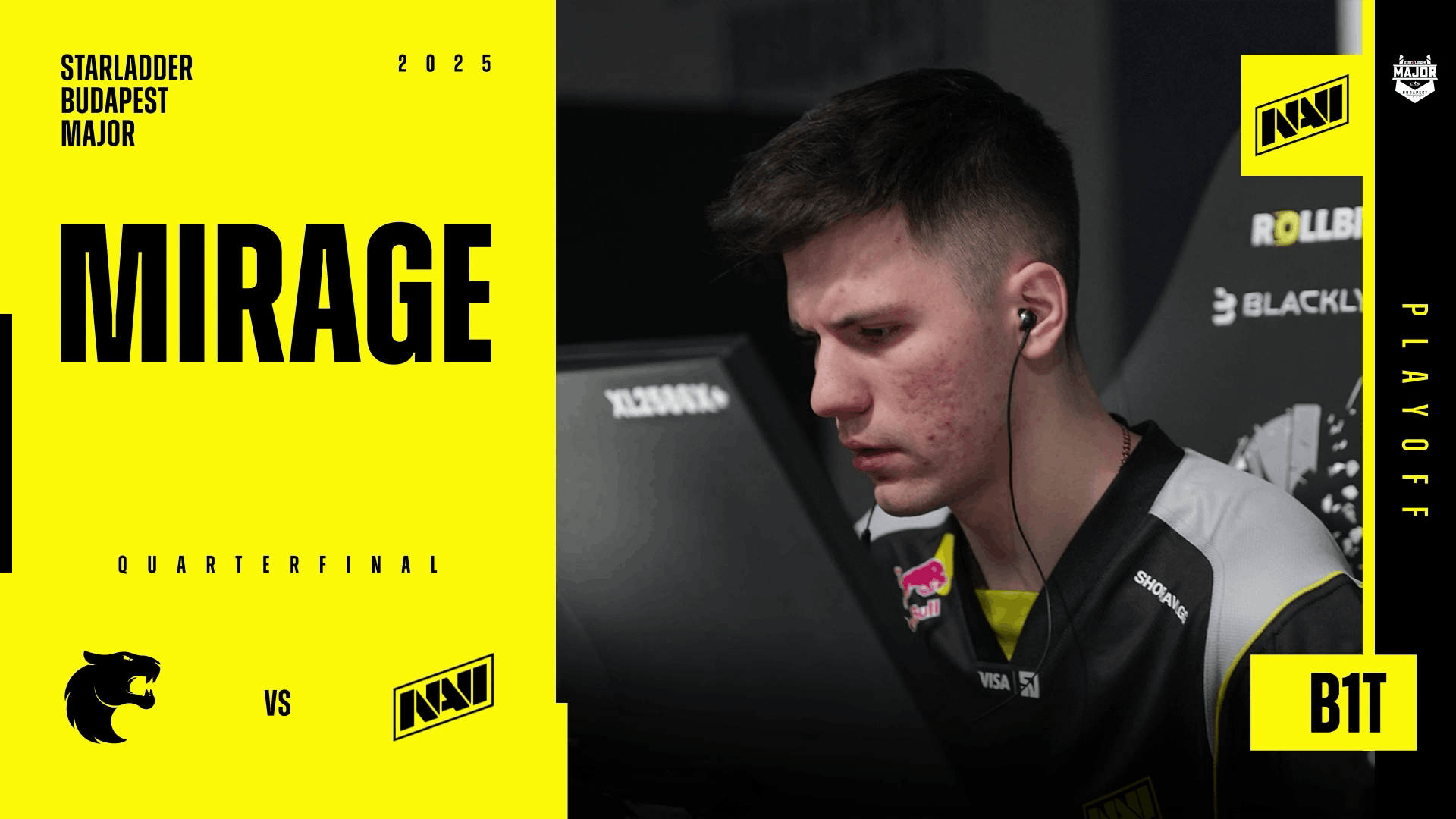 Charm | Budapest 2025 Highlight | b1t vs FURIA on Mirage Reel