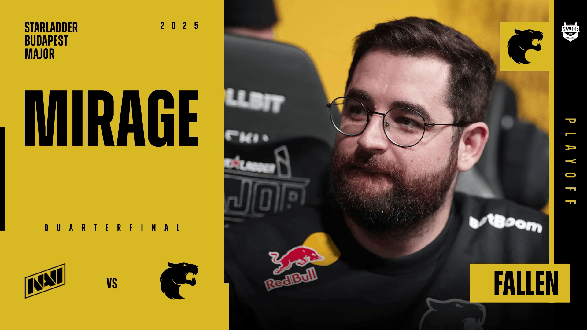 Charm | Budapest 2025 Highlight | FalleN vs Natus Vincere on Mirage Reel