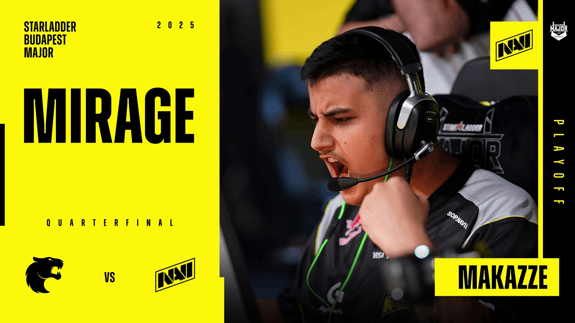 Charm | Budapest 2025 Highlight | makazze vs FURIA on Mirage Reel