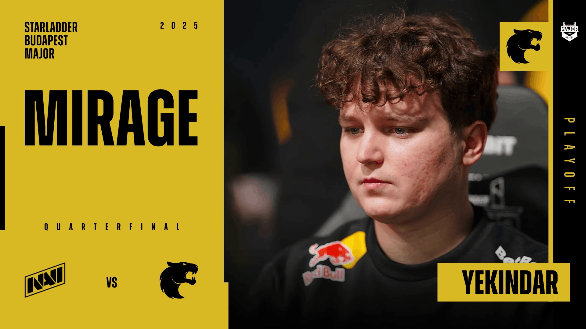 Charm | Budapest 2025 Highlight | YEKINDAR vs Natus Vincere on Mirage Reel