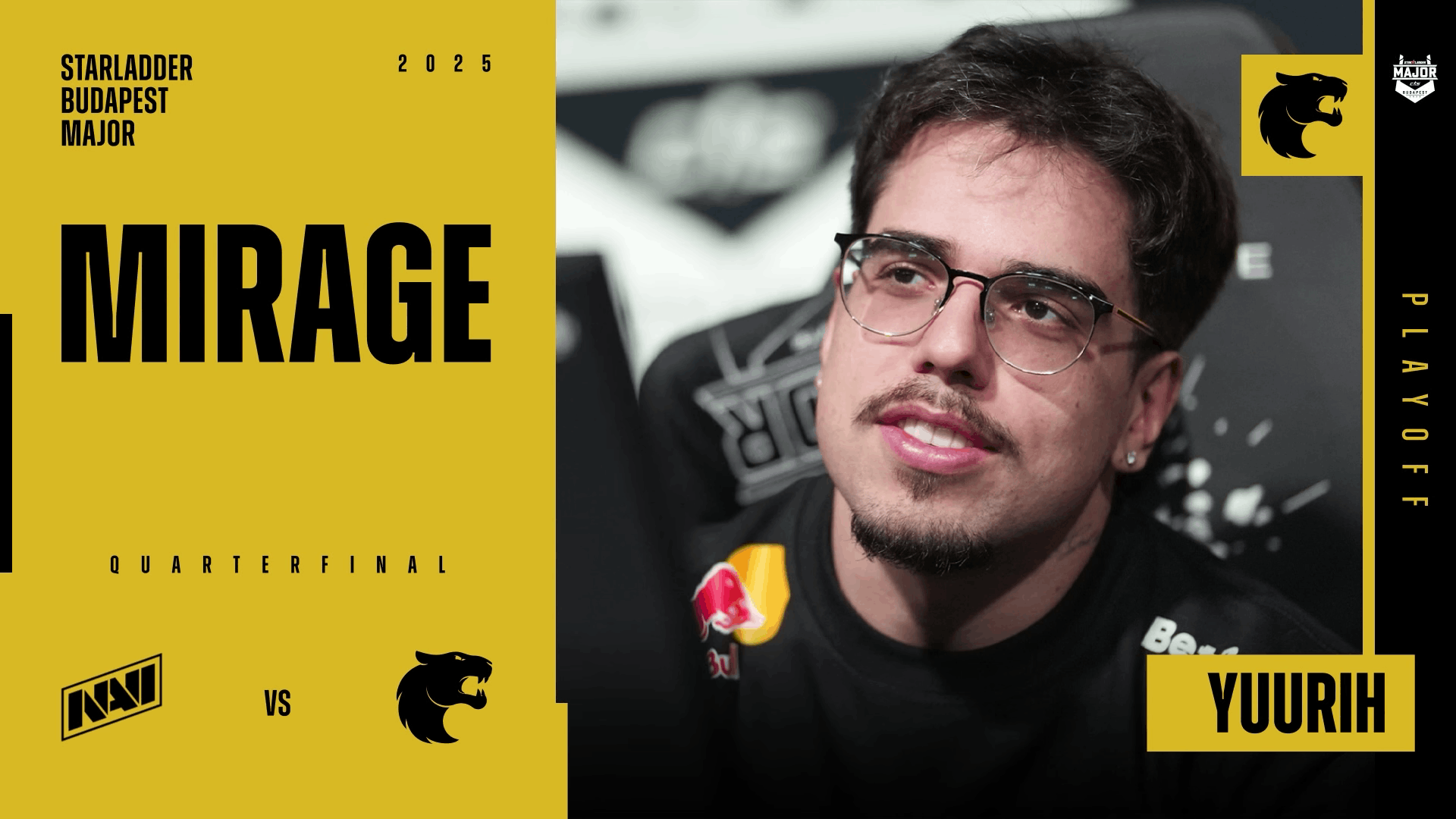 Charm | Budapest 2025 Highlight | yuurih vs Natus Vincere on Mirage Reel