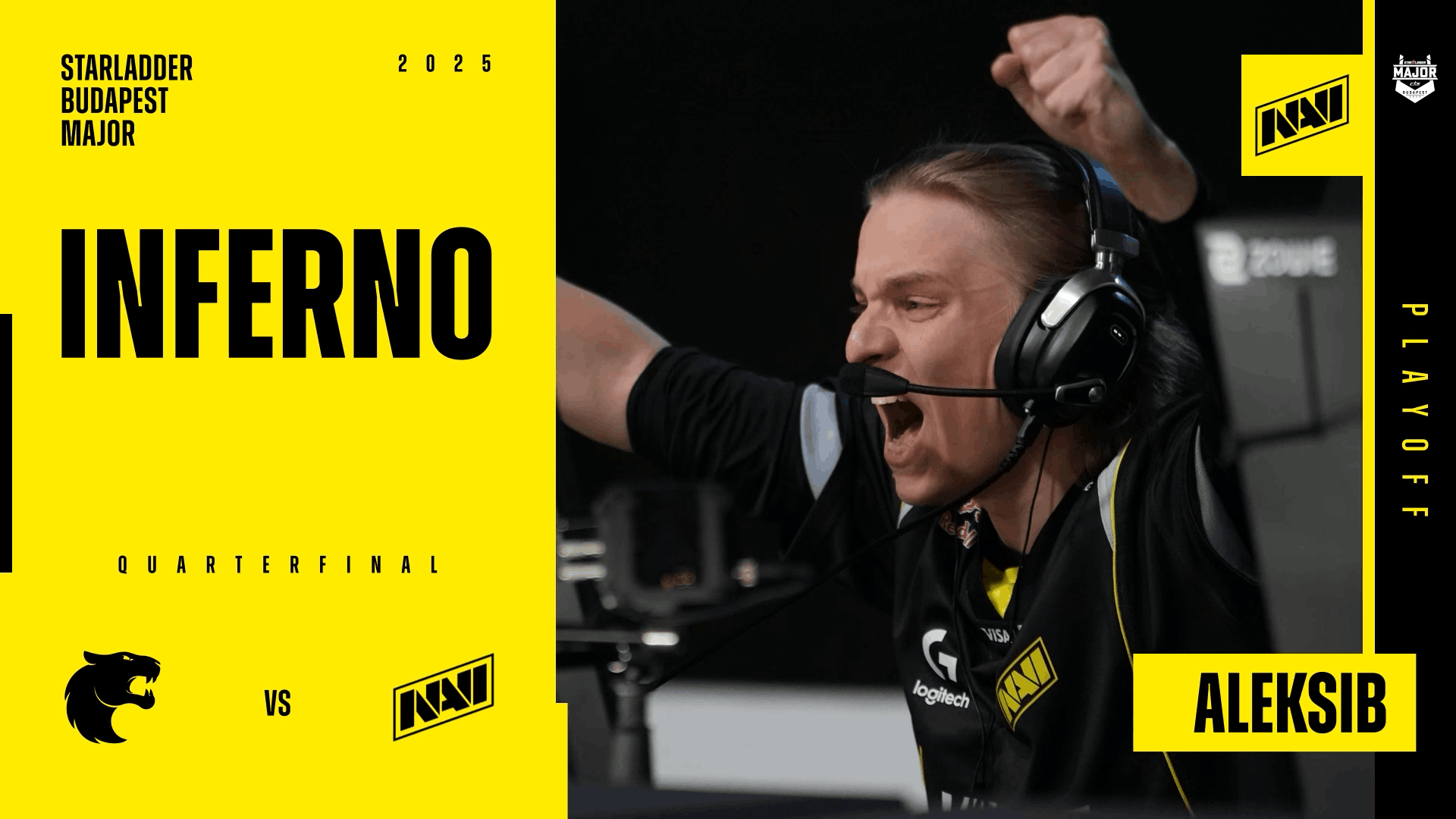 Charm | Budapest 2025 Highlight | Aleksib vs FURIA on Inferno Reel