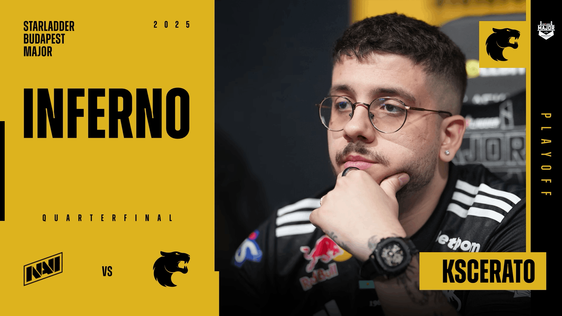 Charm | Budapest 2025 Highlight | KSCERATO vs Natus Vincere on Inferno Reel