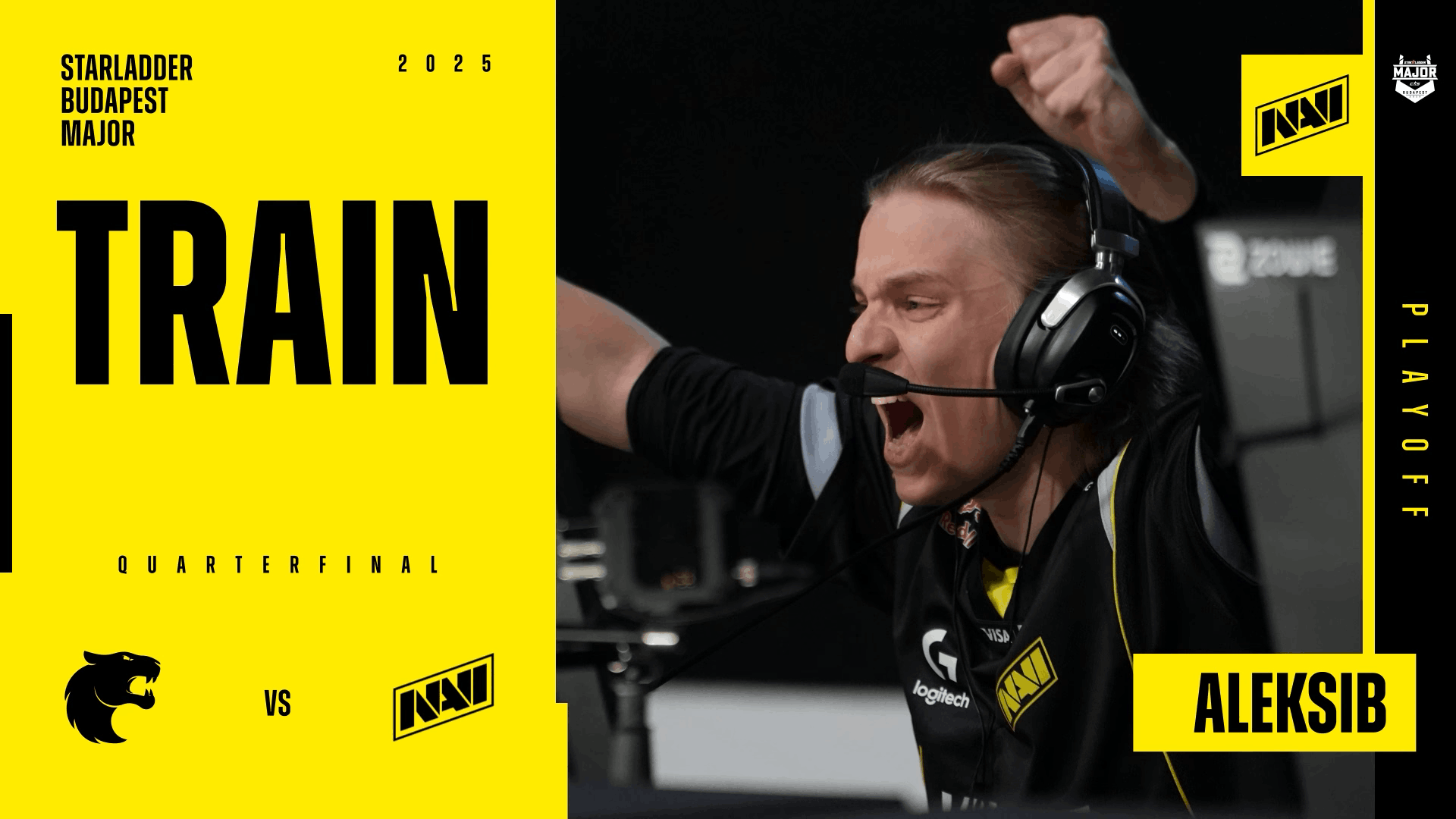 Charm | Budapest 2025 Highlight | Aleksib vs FURIA on Train Reel
