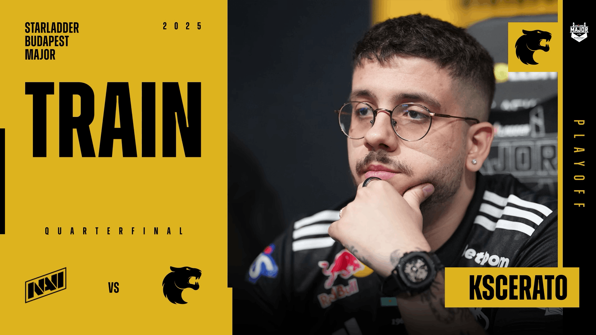 Charm | Budapest 2025 Highlight | KSCERATO vs Natus Vincere on Train Reel