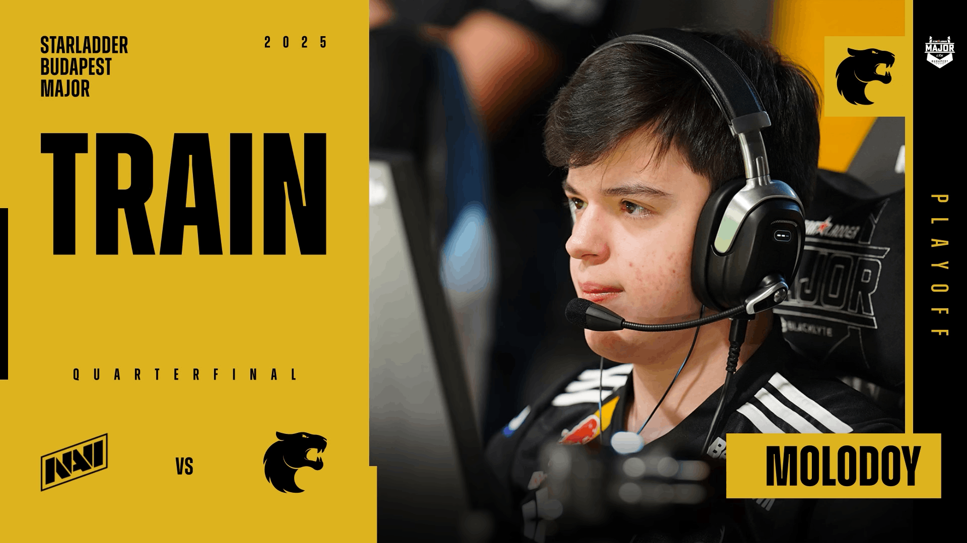 Charm | Budapest 2025 Highlight | molodoy vs Natus Vincere on Train Reel