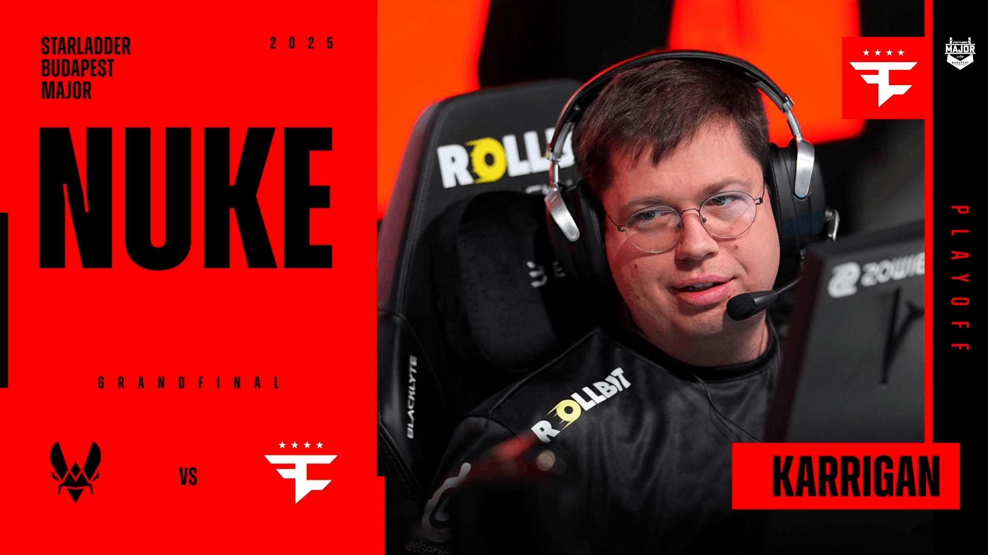 Charm | Budapest 2025 Highlight | karrigan vs Vitality on Nuke Reel
