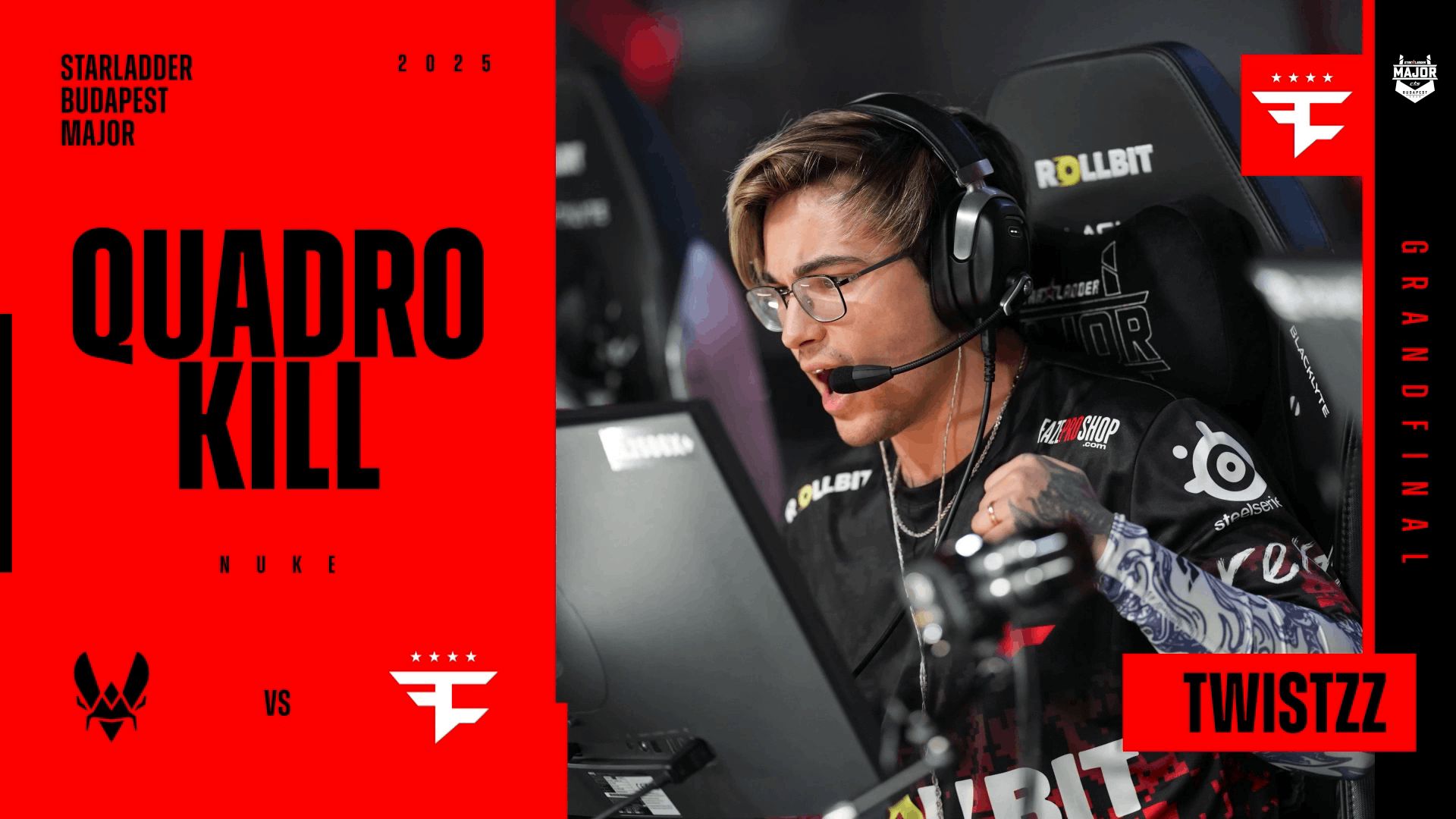 Charm | Budapest 2025 Highlight | Twistzz Secret quad Reel
