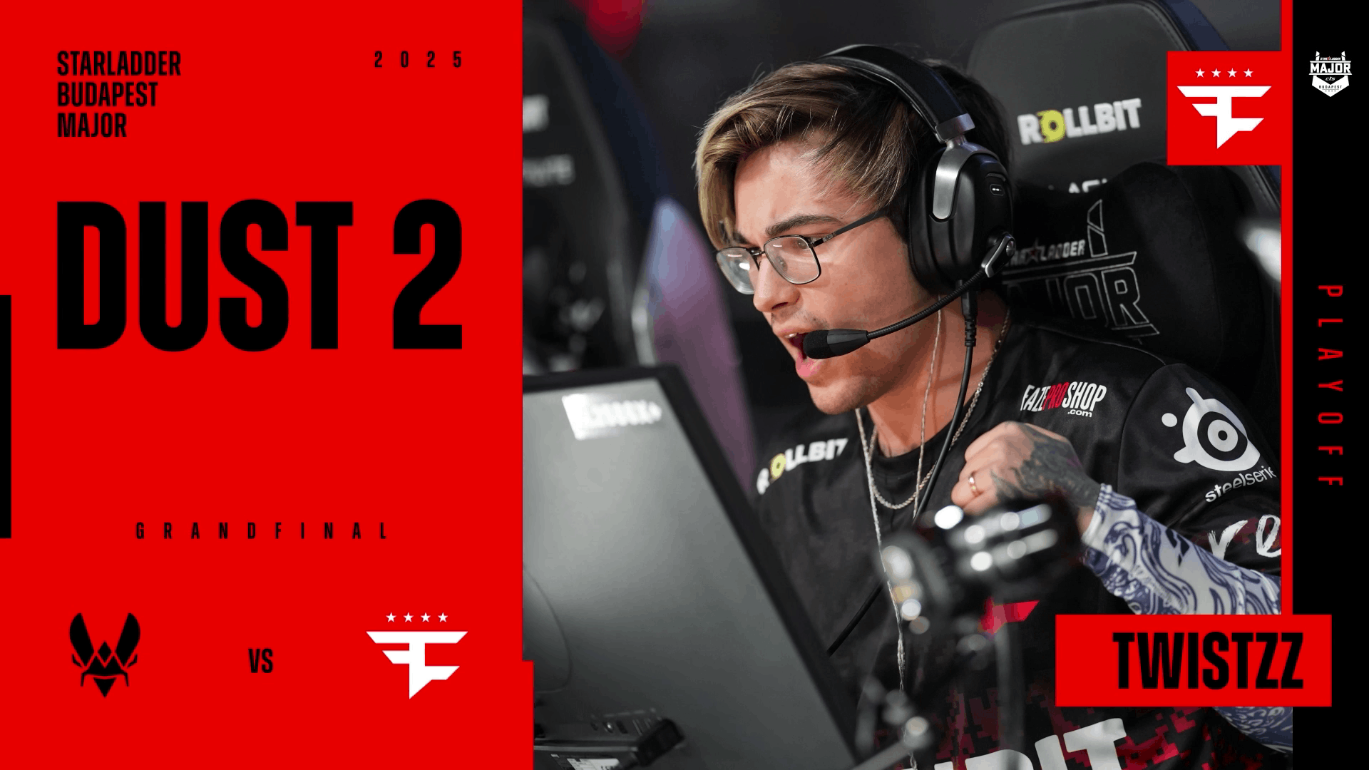 Charm | Budapest 2025 Highlight | Twistzz vs Vitality on Dust II Reel