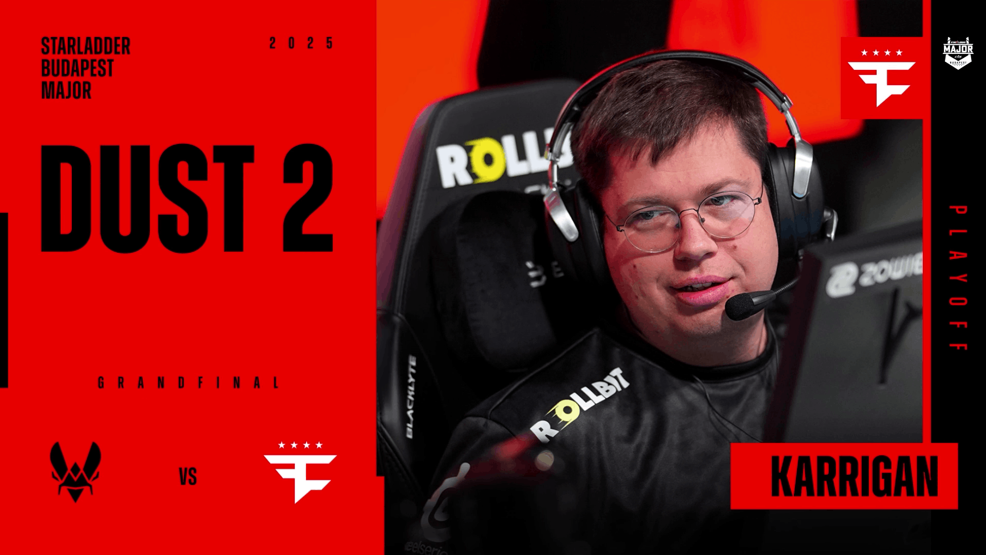 Charm | Budapest 2025 Highlight | karrigan vs Vitality on Dust II Reel