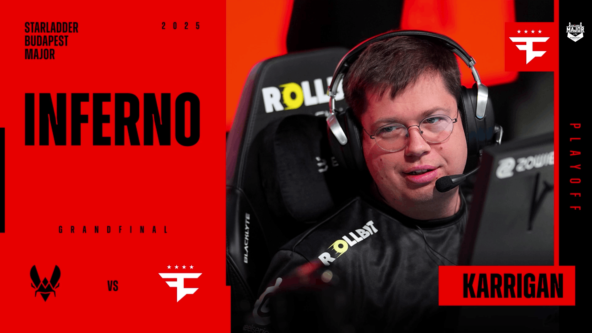 Charm | Budapest 2025 Highlight | karrigan vs Vitality on Inferno Reel
