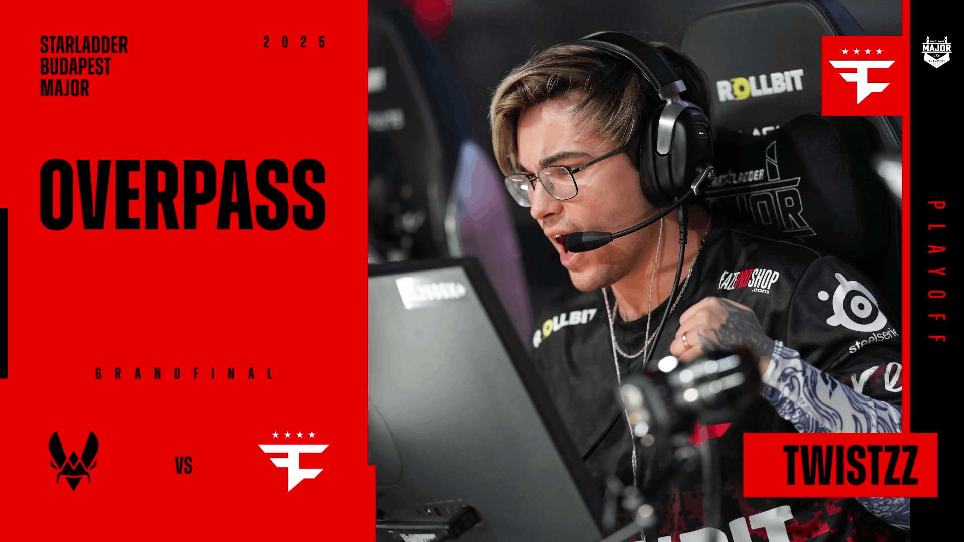 Charm | Budapest 2025 Highlight | Twistzz vs Vitality on Overpass Reel