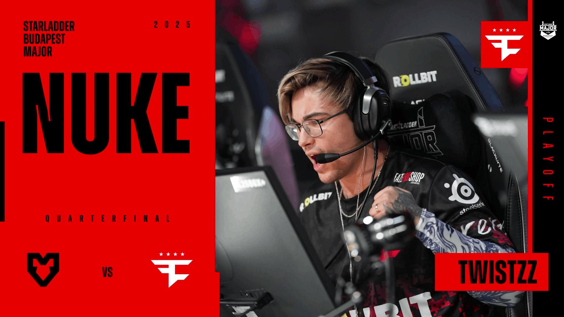 Charm | Budapest 2025 Highlight | Twistzz vs MOUZ on Nuke Reel