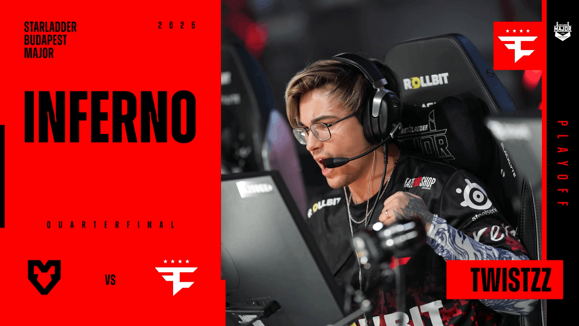 Charm | Budapest 2025 Highlight | Twistzz vs MOUZ on Inferno Reel