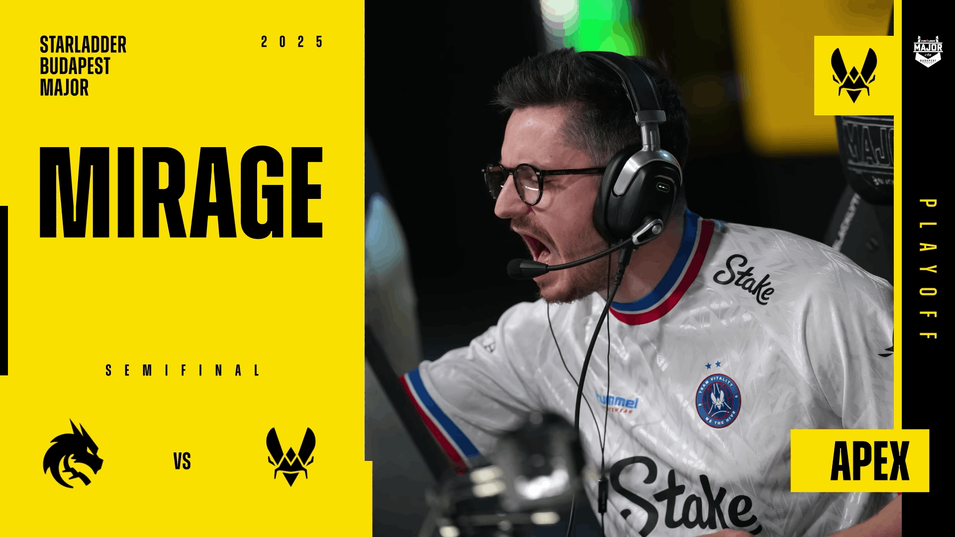 Charm | Budapest 2025 Highlight | apEX vs Spirit on Mirage Reel