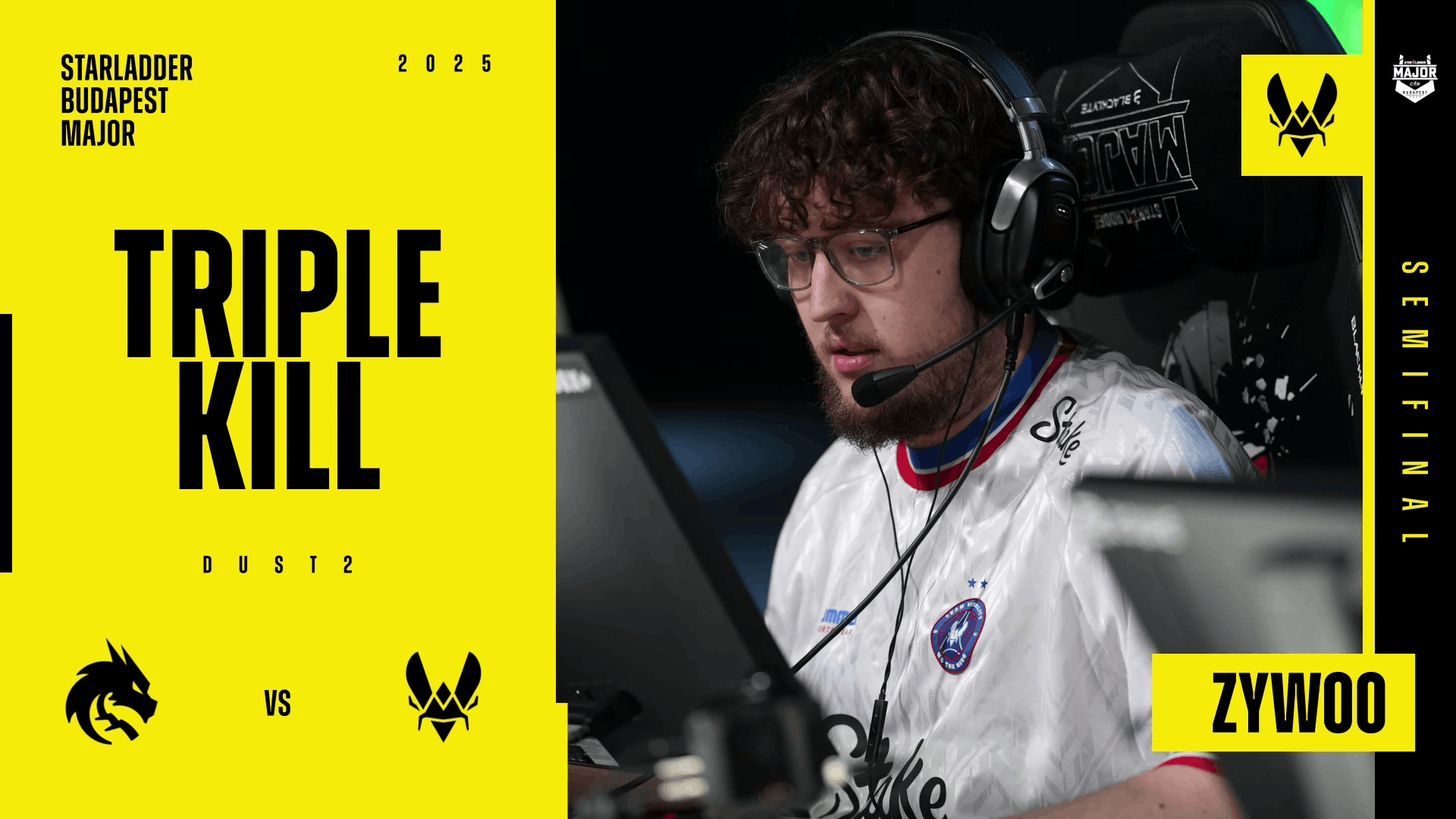 Charm | Budapest 2025 Highlight | ZywOo pistol round burst Reel