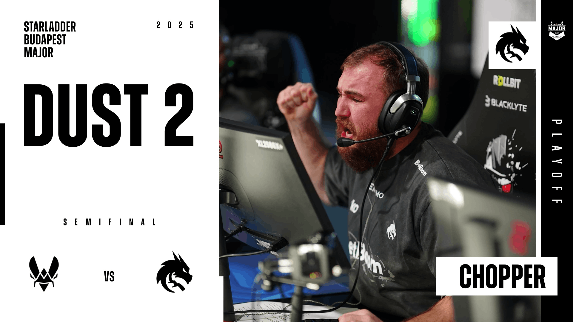 Charm | Budapest 2025 Highlight | chopper vs Vitality on Dust II Reel