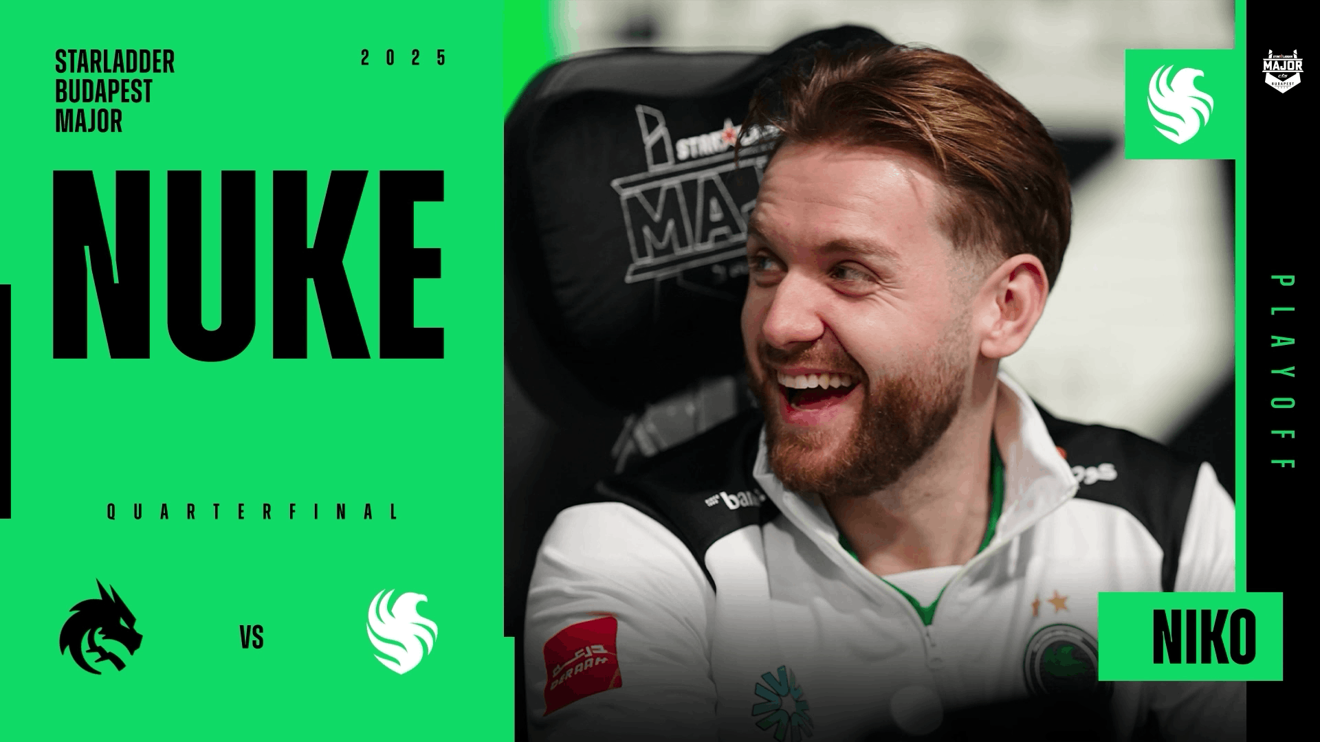 Charm | Budapest 2025 Highlight | NiKo vs Spirit on Nuke Reel