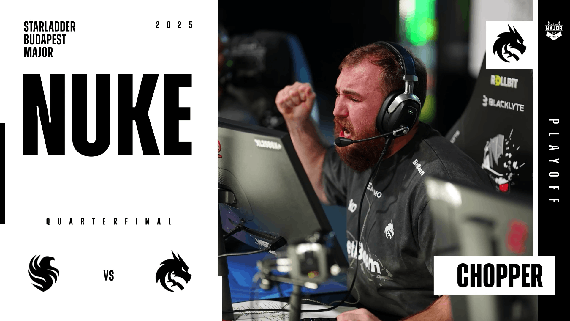 Charm | Budapest 2025 Highlight | chopper vs Falcons on Nuke Reel