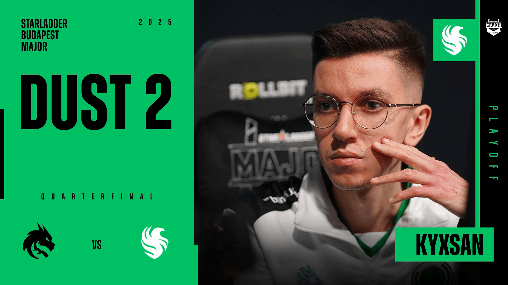 Charm | Budapest 2025 Highlight | kyxsan vs Spirit on Dust II Reel