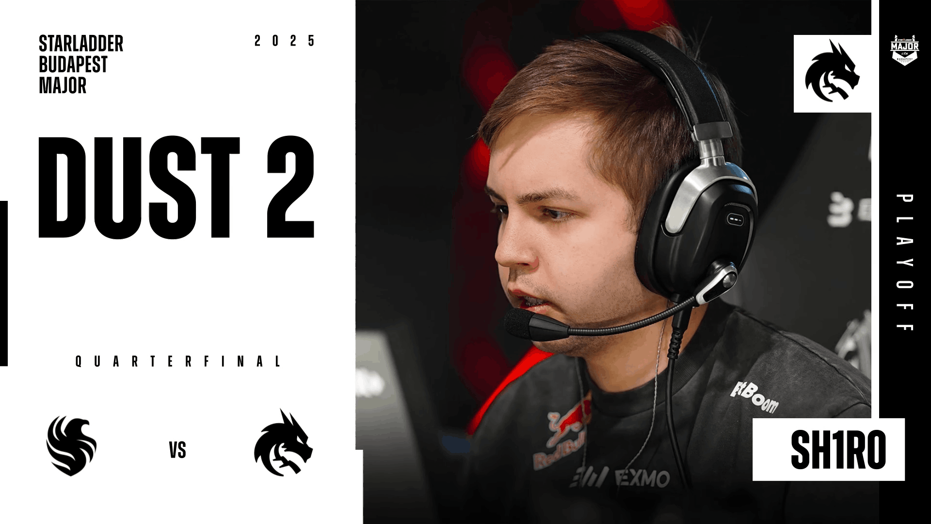 Charm | Budapest 2025 Highlight | sh1ro vs Falcons on Dust II Reel