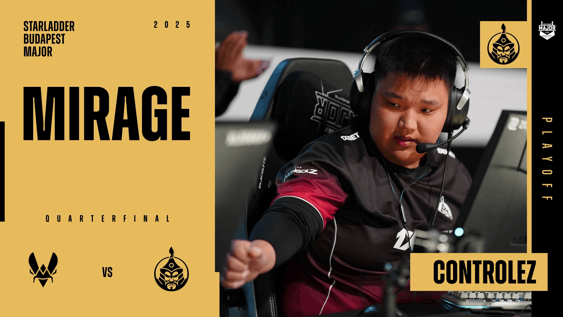 Charm | Budapest 2025 Highlight | controlez vs Vitality on Mirage Reel