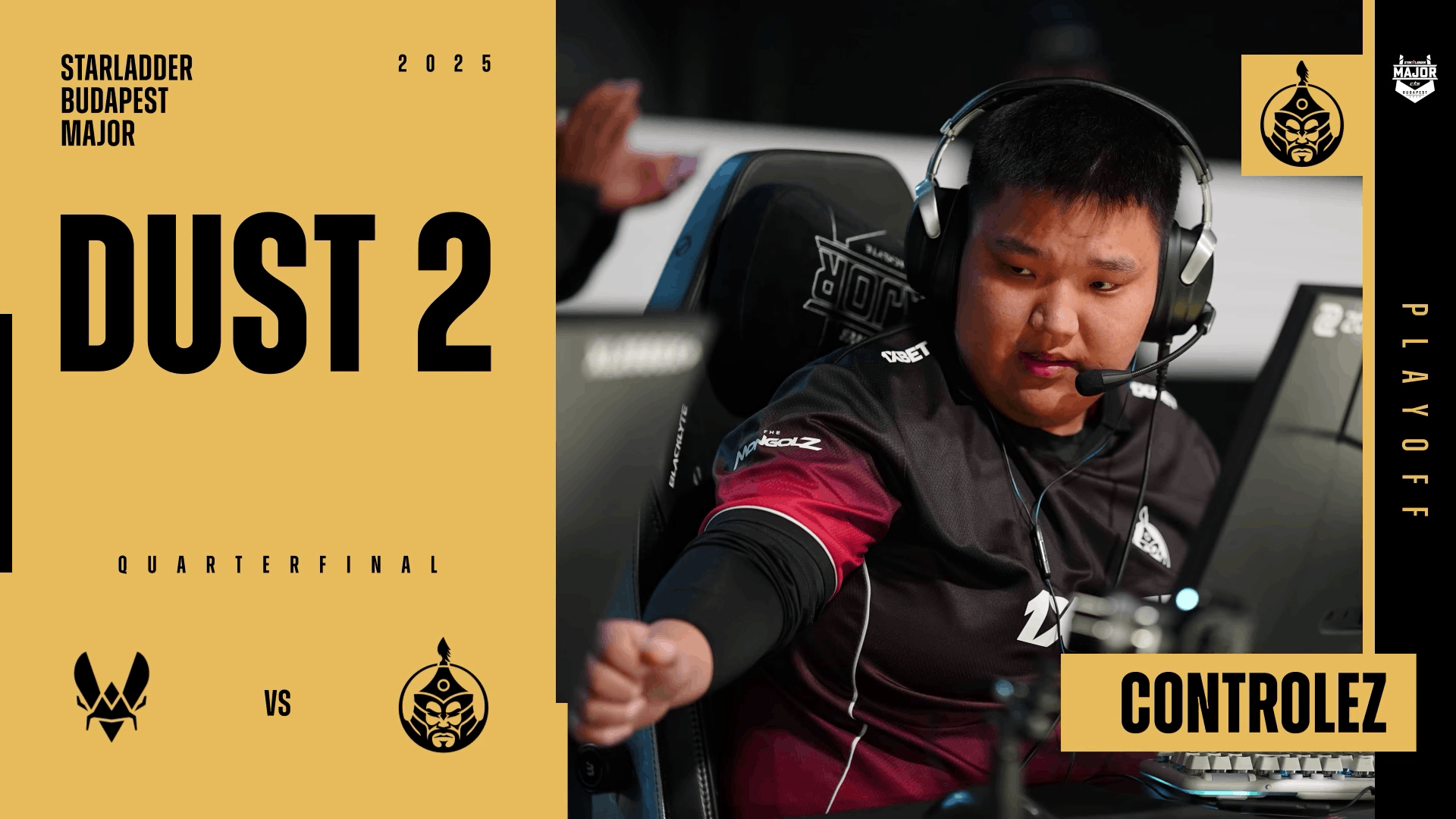 Charm | Budapest 2025 Highlight | controlez vs Vitality on Dust II Reel