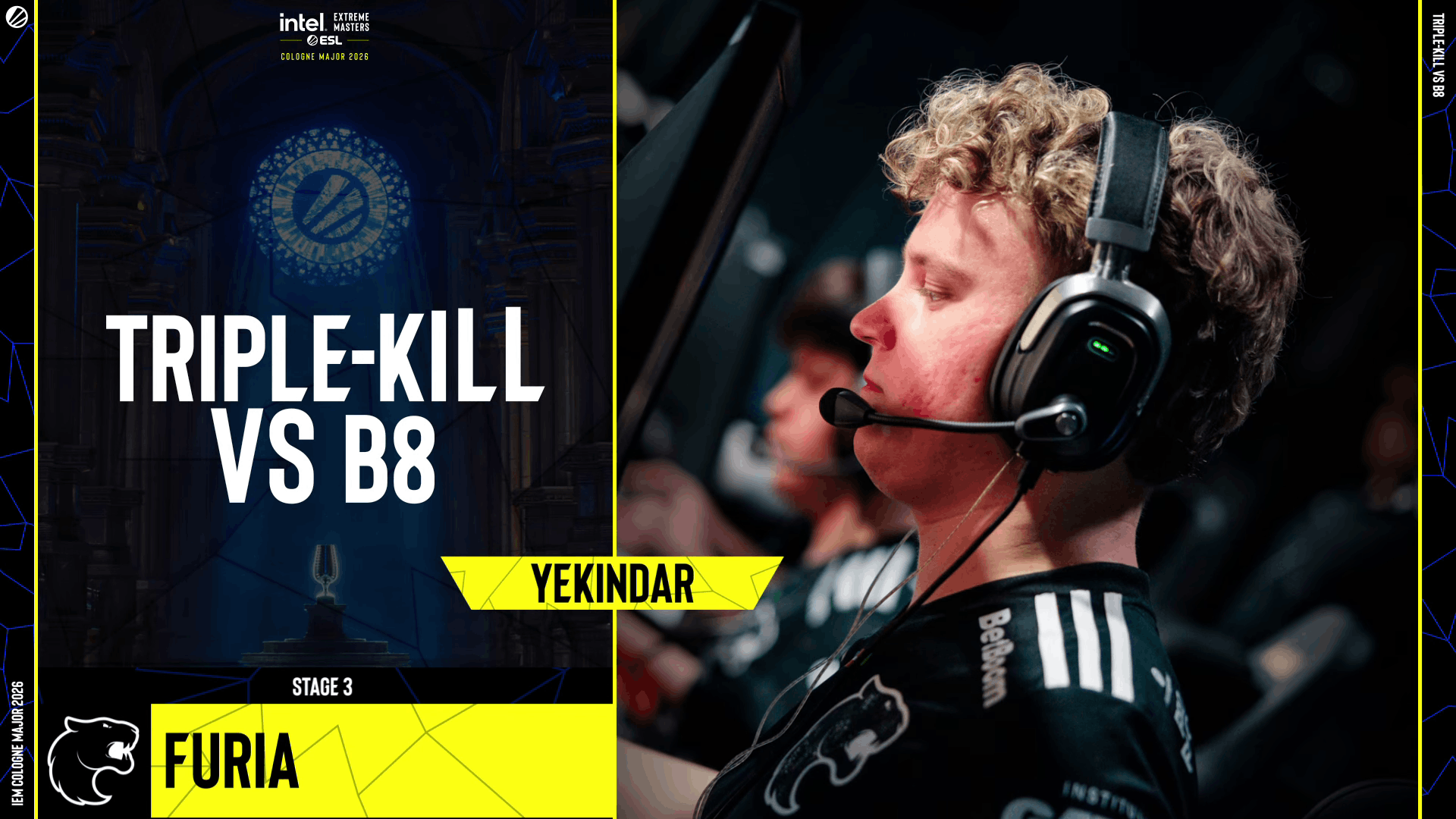 Charm | Cologne 2026 Highlight | YEKINDAR Triple Kill Reel