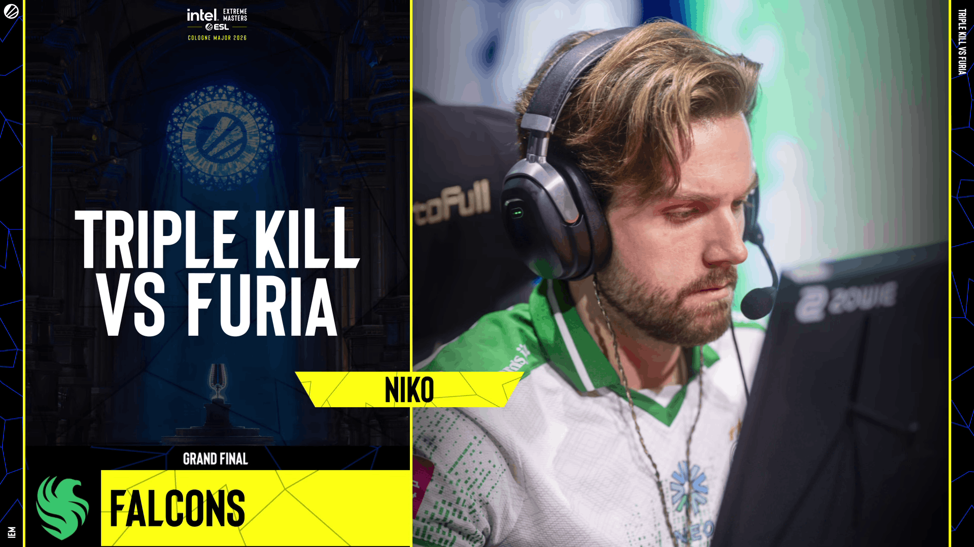 Charm | Cologne 2026 Highlight | NiKo Triple Kill Reel