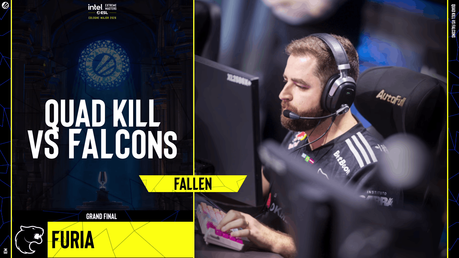 Charm | Cologne 2026 Highlight | FalleN Quad Kill Reel